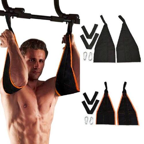 Home Fitness Hanging Belt AB Sling Straps Abdominal Carver
