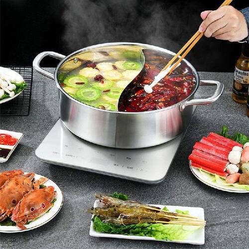 Chinese Hot Pot 304 Stainless Steel Induction Cooker Gas