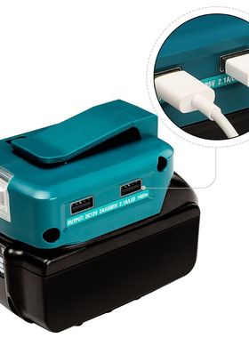 14.4V/18V Li-on Battery Dual USB Port with LED Light Spotlig