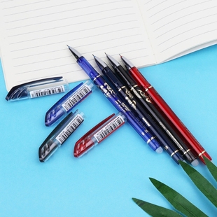 0.38mm Erasable Gel Pen With Blue Red Black Refills School O