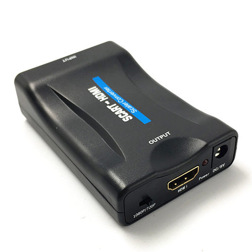 1080P SCART To HDMI Video Audio Upscale Converter Adapter fo