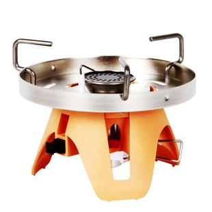 Outdoor Gas Burner Integrated Orange Base Camping Cooking