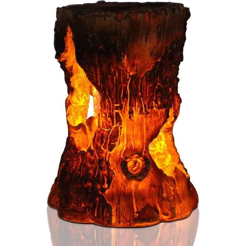 Solar Flame Lights Simulation Stump Flickering Flame Solar