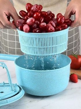 Creative Multifunctional Hand-cranked Rice Washer Vegetable