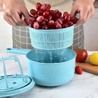 Creative Multifunctional Hand-cranked Rice Washer Vegetable