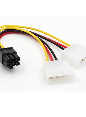 ATX IDE Molex Power 4 To 6-Pin PCI Express PCIe Video Card A