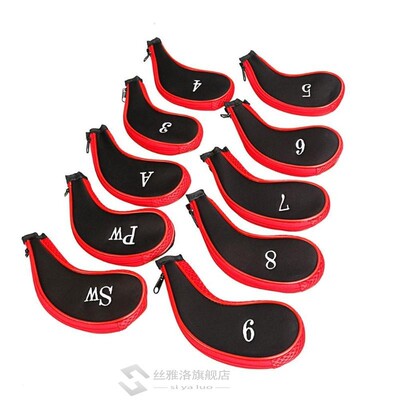 10pcs Golf Clubs putter cover head Iron Set Putter Headcover