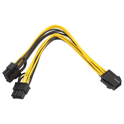 6pin to 8pin power cable video card motherboard 6p to 8p pow