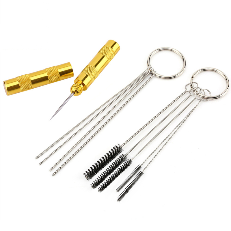 Arival Airbrush Spray Gun Cleaning Kit Mental Needle Brush S