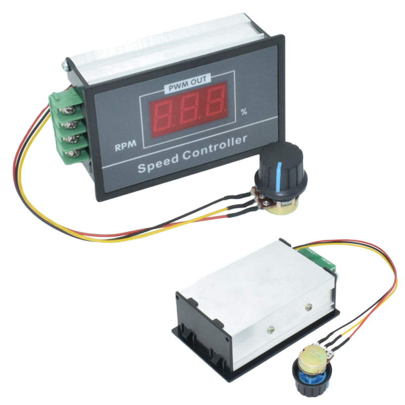 0-100 Display Stepless Speed Regulation 6V-60V PWM DC Motor