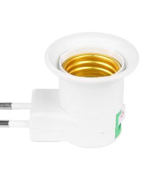 1PC Hot Sell Practical White E27 LED Light Socket To EU