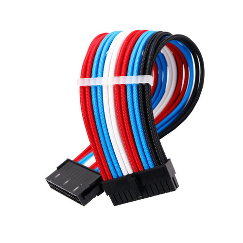 24pin Mainboard ATX Computer Power Extension Cable Snake Ski