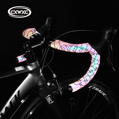 CXWXC Bicycle Handlebar Tape Light Reflective Bike Bar Tape