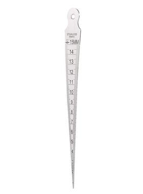 1-15mm Taper Gauge Ruler Inspection Taper Gauge Metric Imper