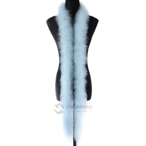 White fluffy Turkey Marabou Feather Boa 25g Soft Turkey Trim
