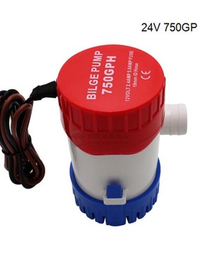 Bilge Pump Water 1100gph 750gph 500gph 350gph 12v 24v  Float
