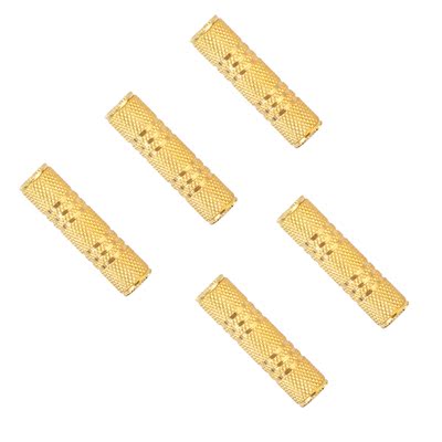 5 Pcs 3.5mm Audio Gold Plated Female To Female Jack Coupler