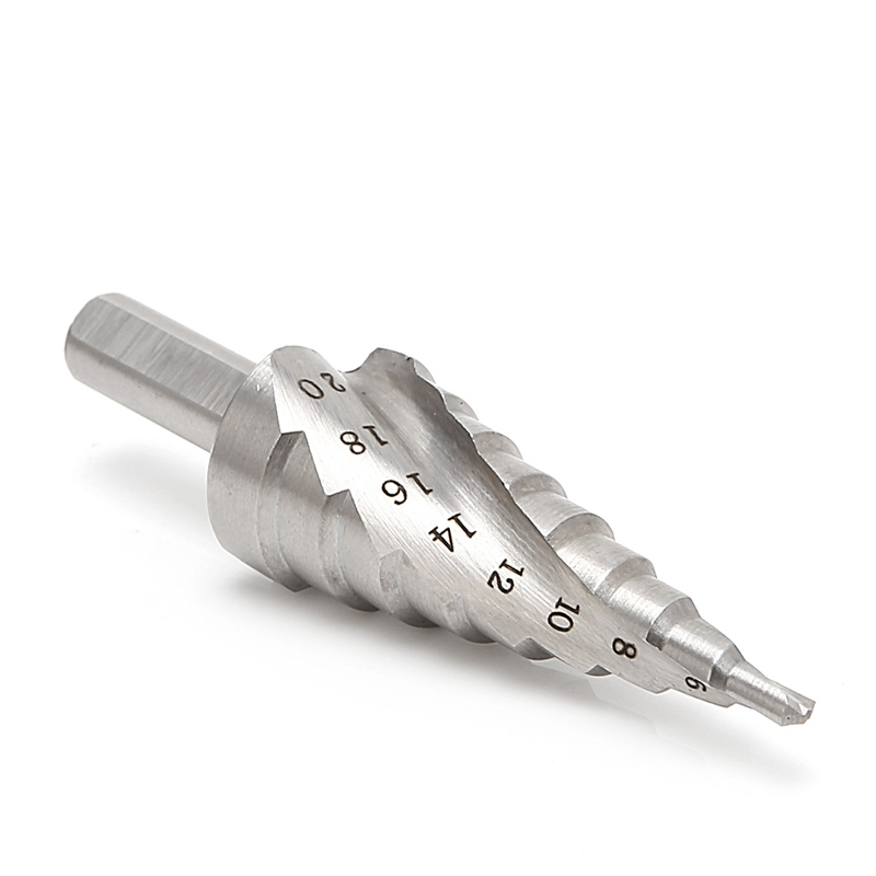 4-20mm Drill Hexagon Screw Drill HSS Power Tool Spiral Groov
