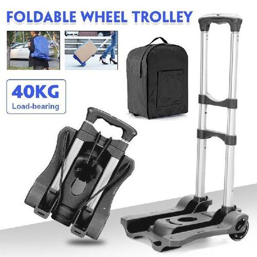 40kg Heavy Duty Portable Folding Transport Trolley Luggage
