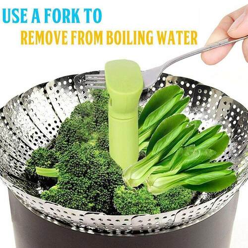 Steel Folding Steamer Basket Steel Telescopic Steamer