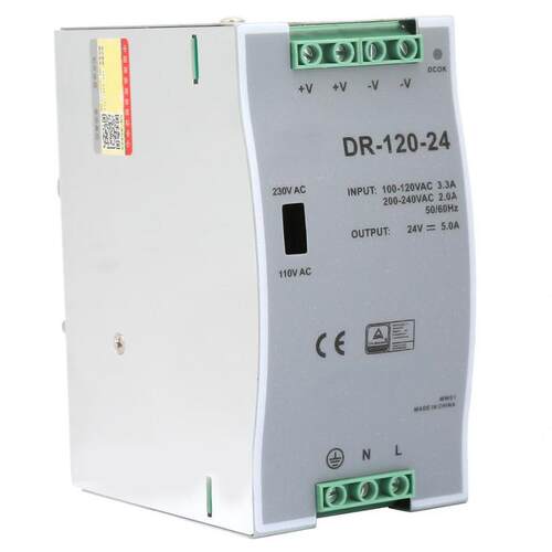 Din Rail Switching Power Supply DRP-120-24 120W 24V Adjustab