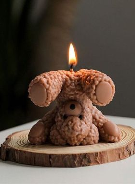 Inverted Bear Candle Silicone Mold 3D Cute Bear DIY Scented