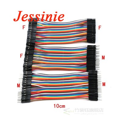 120pcs/lot 40P 10cm Jumper Wire Dupont Cable breadboard Line