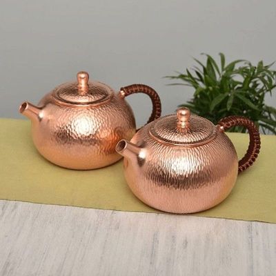 500ML Tea pot Pure Copper Handmade Chinese Style Kettle
