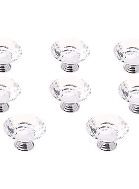 50MM 8 pcs Knob Crystal for wall drawer wardrobe cabinets ki