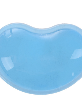 Blue Gel Wavy Mouse Pad Wrist Rest Support for PC Computer