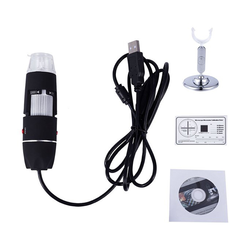 1000X Zoom 8 LED USB Microscope Biological Microscope Magni