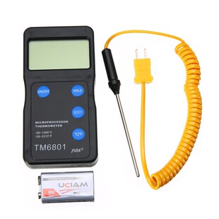 K Type Thermometer Tester Thermometer Pyrometer with Probe