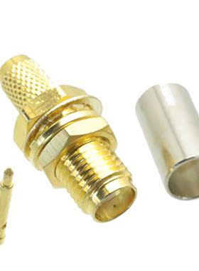 10Pcs RP SMA Female Plug RF Coax Connector Crimp RG58 RG142