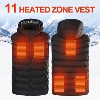 11 Zone Heated Vest Heated Jacket Mens Women Electric
