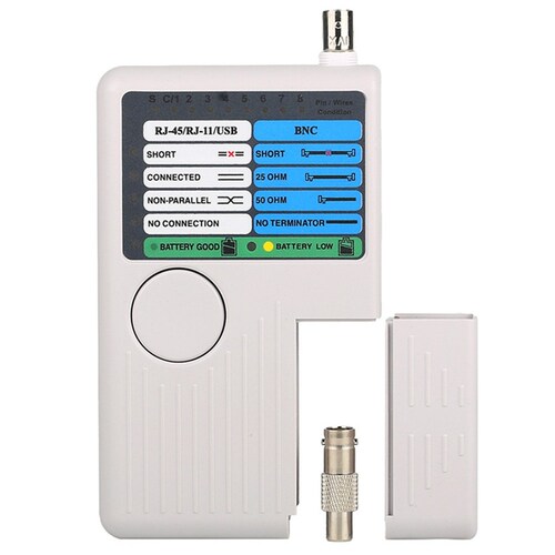 New Remote RJ11 RJ45 USB BNC LAN Network Cable Tester for UT