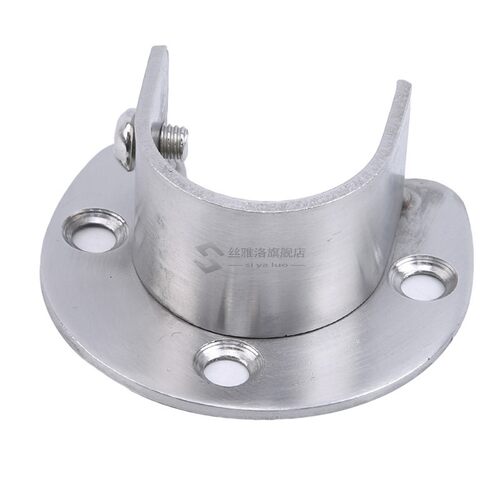 Stainless Steel Clothes Rail Closet Rail Curtain Rod Shower
