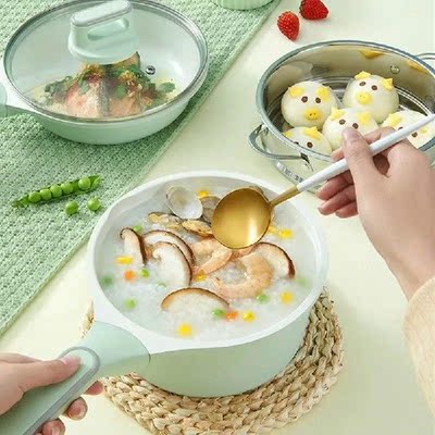 Enamel Small Milk Pot Non-stick Pot Household Baby Food