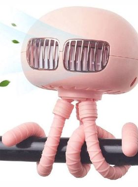 Portable Fan, Stroller Fan, 4000Mah Battery Powered,