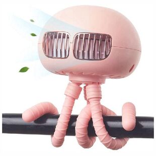 Portable Fan, Stroller Fan, 4000Mah Battery Powered,