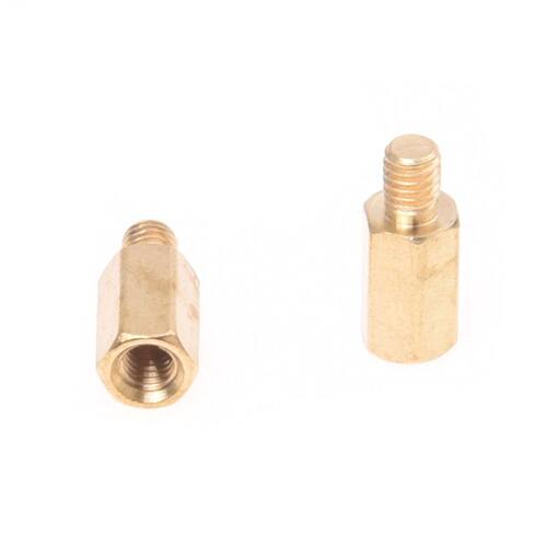 M3 Male x M3 Female 8mm Long Hexagonal Brass PCB Standoffs