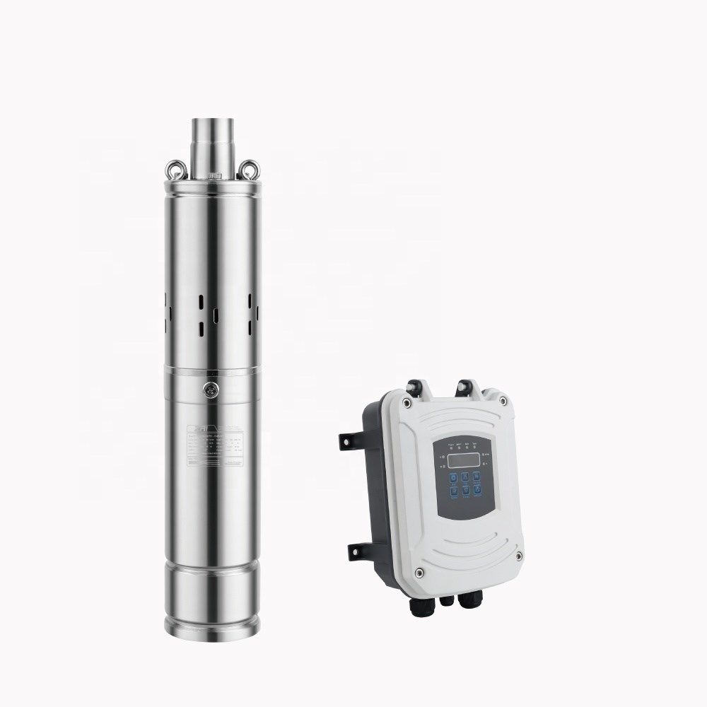 dc brushless motor submersible deep well screw type solar w