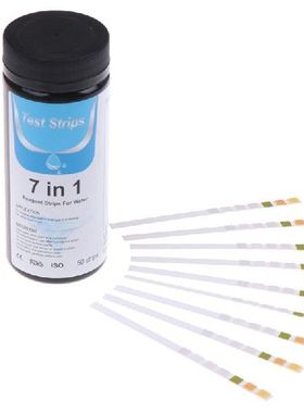 7 In1 Aquarium Fish Tank Water Test Strips Kit Nitrite