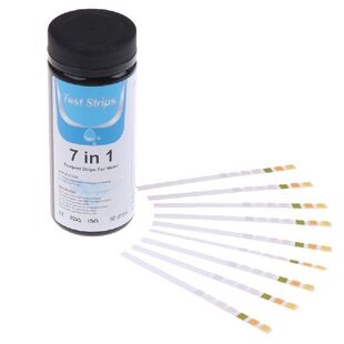 7 In1 Aquarium Fish Tank Water Test Strips Kit Nitrite