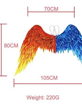 3D Angel Wing Costume Carnival Women Men Kid Stage