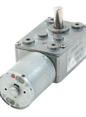 6000/30RPM Output Rotating Speed 2 Pin 6mm Shaft Geared Moto