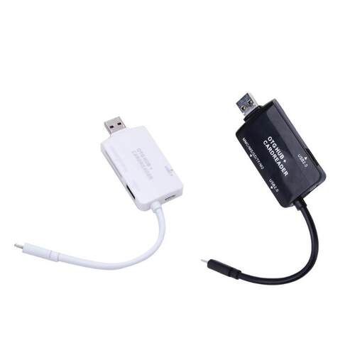 Multi Functional Card Reader 5 in 1 USB 2.0 HUB TF SD Card R