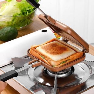 Gas Type Sandwich Bread Mold  Non Stick Durable Double Side