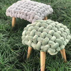 Nordic Ottoman Makeup Stool Designer Photo Fashion Velvet