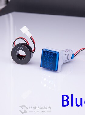 *New 3in1 22mm Digital  Voltmeter Ammeter Hz 60-500V 0-100A