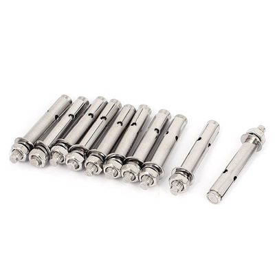 M8x70mm 304 Through Expansion Sleeve Bolt Anchor 10pcs